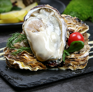 Fresh Raw Oysters Gourmet Seafood Delight